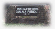 Gualala Firehouse sign